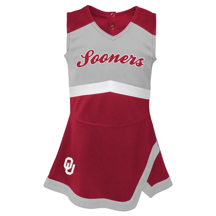 Oklahoma Sooners NCAA Grenouillère de Pom-Pom Girl pour Fille 24 CRIM