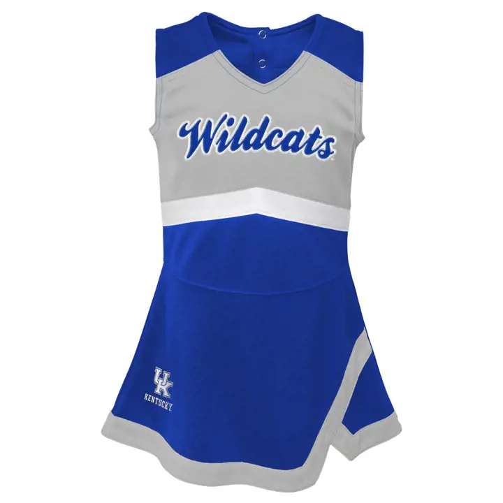 Combinaison de pom-pom girl Kentucky Wildcats NCAA pour jeunes filles, taille 24, RBL