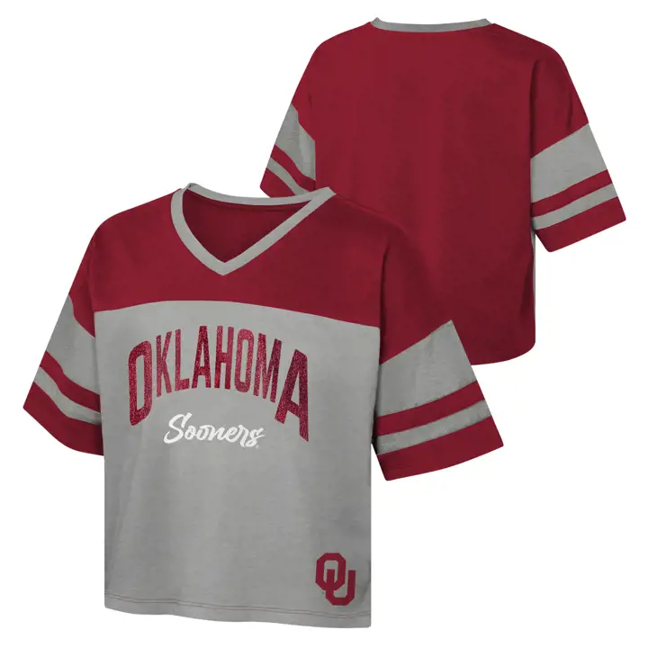 T-shirt fille Oklahoma Sooners NCAA The Play Maker 24 CRIM