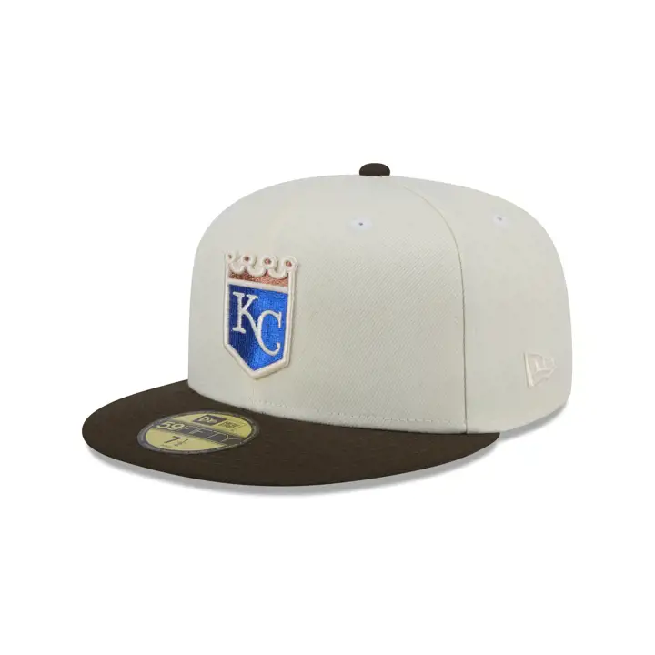 Kansas City Royals MLB CHROME NOYER 59FIFTY DKGRY/WLNT/GRY
