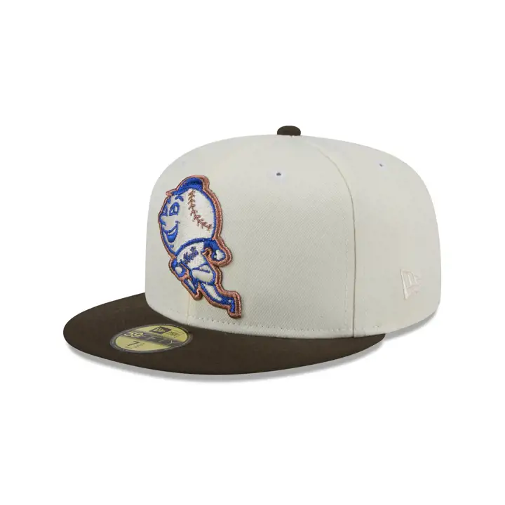 New York Mets MLB CHROME NOYER 59FIFTY DKGRY/WLNT/GRY
