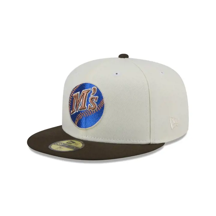 Seattle Mariners MLB CHROME WALNUT 59FIFTY DKGRY/WLNT/GRY