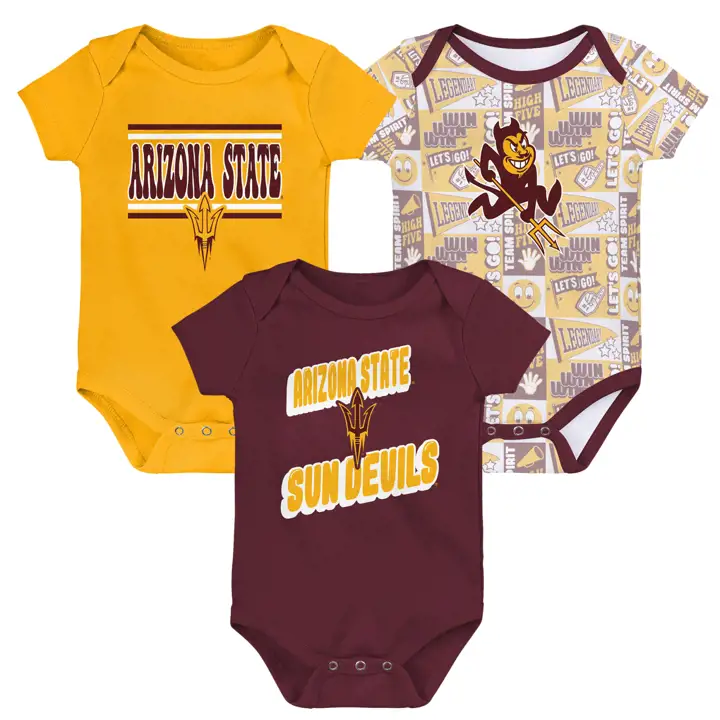 Arizona State Sun Devils NCAA Ensemble 3 pièces nouveau-né 24 MAR