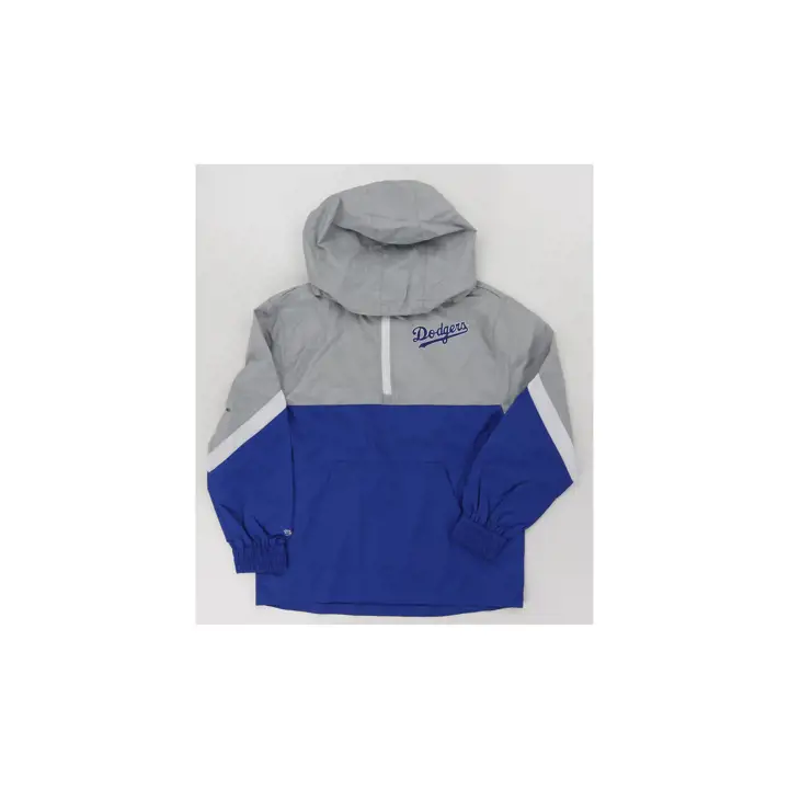 Los Angeles Dodgers MLB Youth M&N Anorak Hoodie Jacket Bleu