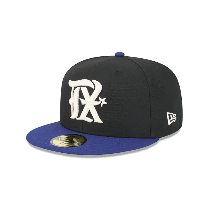 "Texas Rangers \"TX\" MLB Team-Dub 59FIFTY BLK/KGRN"