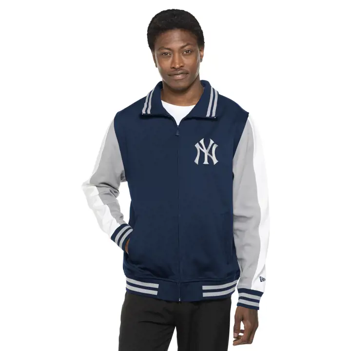 Veste de survêtement MLB New York Yankees New Era Blended BLEU MARINE