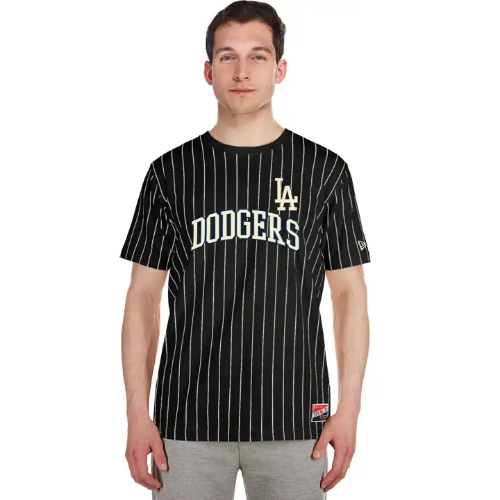 Los Angeles Dodgers MLB NE Rayé Arqué Top NOI/IVO