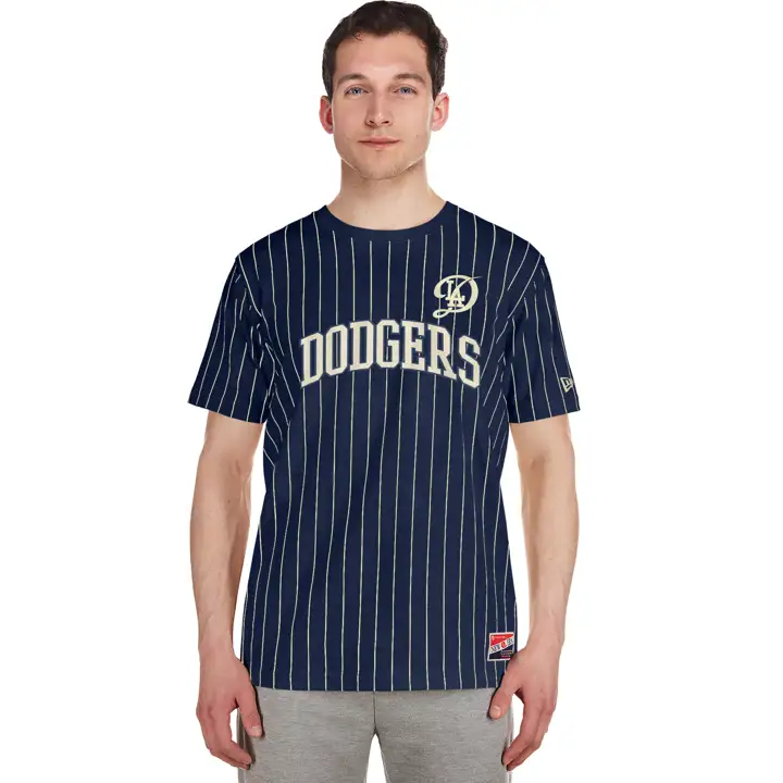 Los Angeles Dodgers MLB NE Rayé Arqué Dessus IVO/RBL