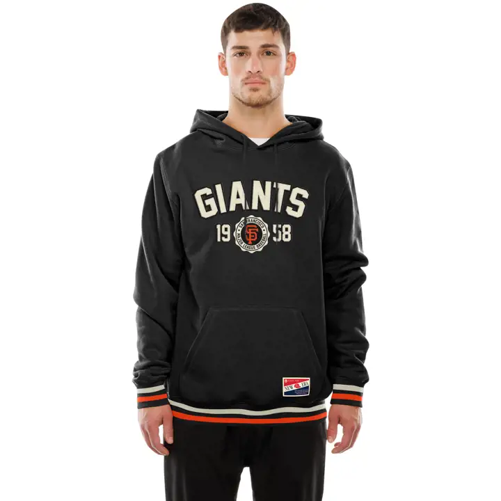 San Francisco Giants MLB Sweat à Capuche Double Applique Noir
