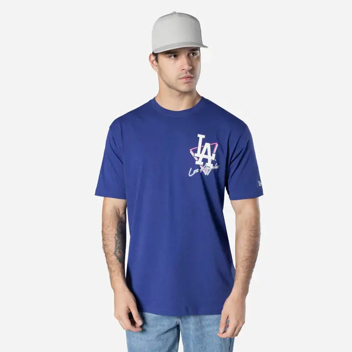 T-shirt Los Angeles Dodgers MLB NE en relief UV RBL