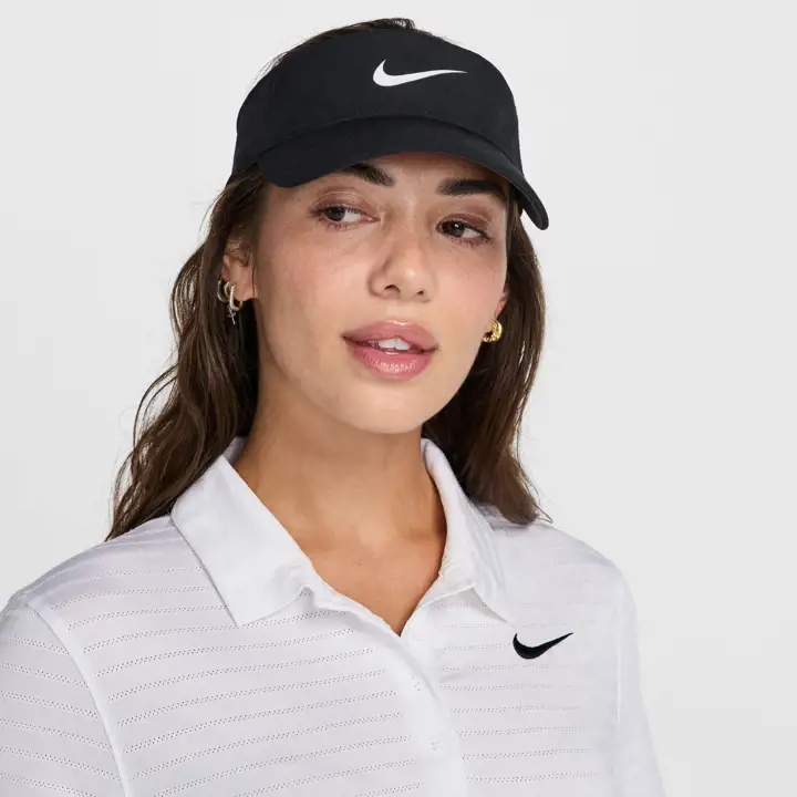 NIKE U NK DF ACE VISOR NOIR/BLANC