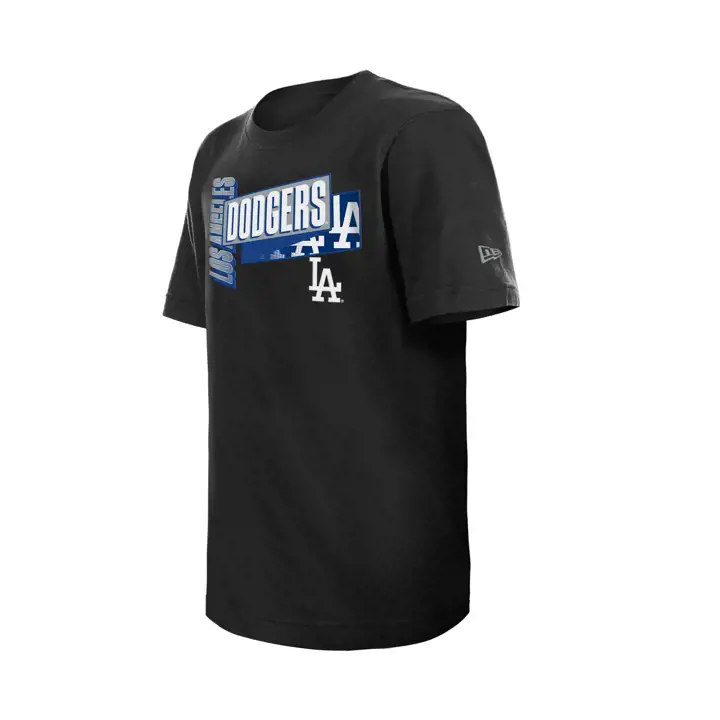 T-shirt Los Angeles Dodgers MLB Jeunesse bannière NE 25 NOIR