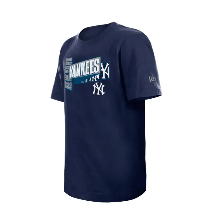 T-shirt Enfant MLB New York Yankees New Era Banner 25 Bleu Marine