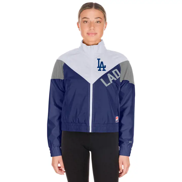 Coupe-vent de loisir New Era MLB Dodgers pour femme - Bleu marine