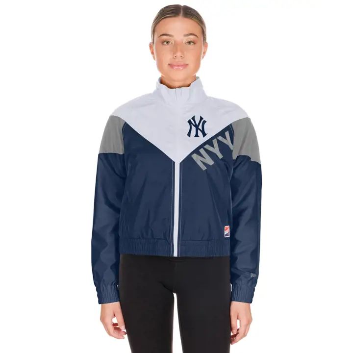Coupe-vent New Era Leisure MLB New York Yankees pour femme Nav