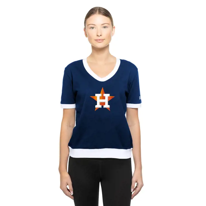 T-shirt Femme Astros MLB New Era Game Day Col V Marine