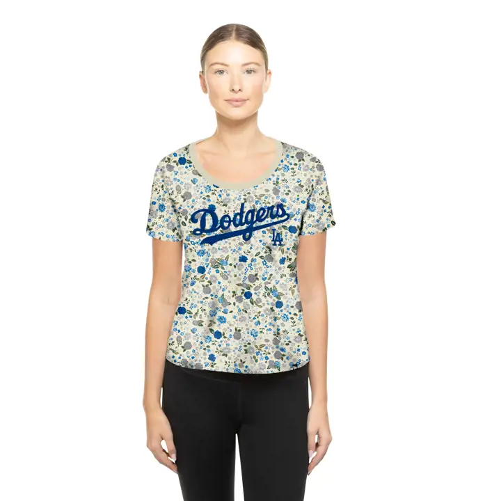 T-shirt New Era Glam Floral SS femme MLB Los Angeles Dodgers C