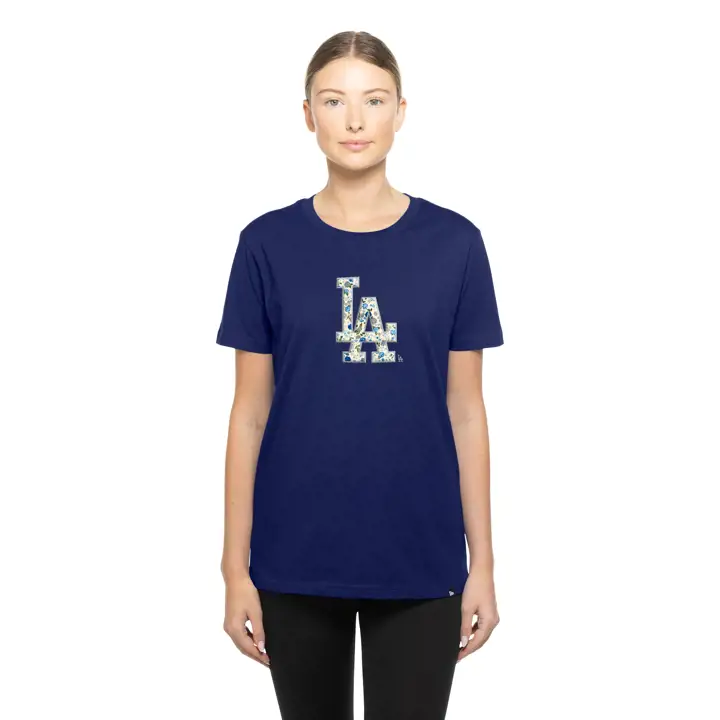 T-shirt Los Angeles Dodgers MLB New Era Glam Manches Courtes Femme CHRM