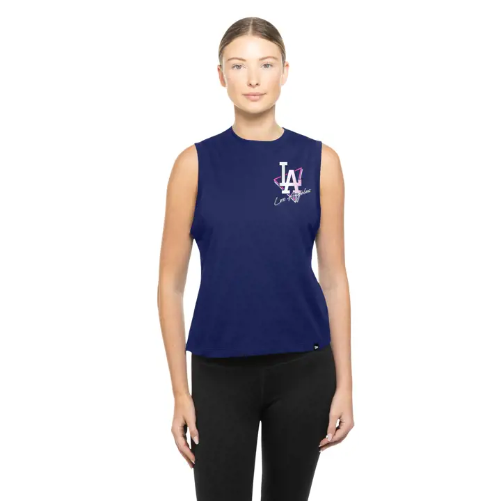 Débardeur Dodgers femme New Era Color Change MLB BLEU