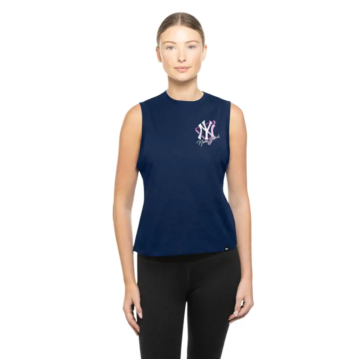 Débardeur Yankees pour femme MLB New Era Trend Color Change BLEU