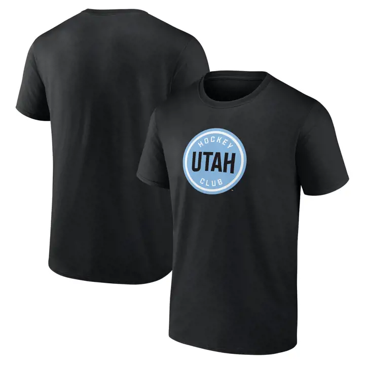 T-shirt NHL Utah Hockey Club avec logo principal noir