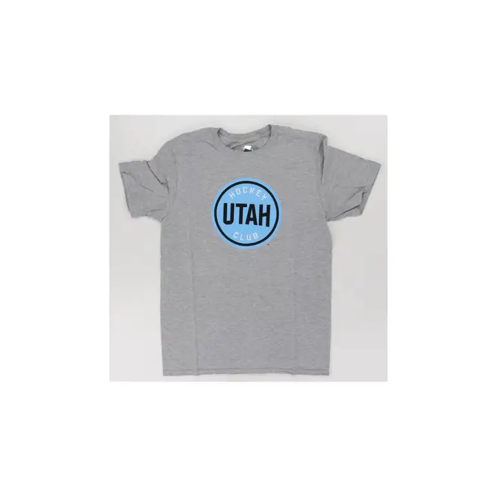 T-shirt Utah Hockey Club LNH avec logo principal GRIS