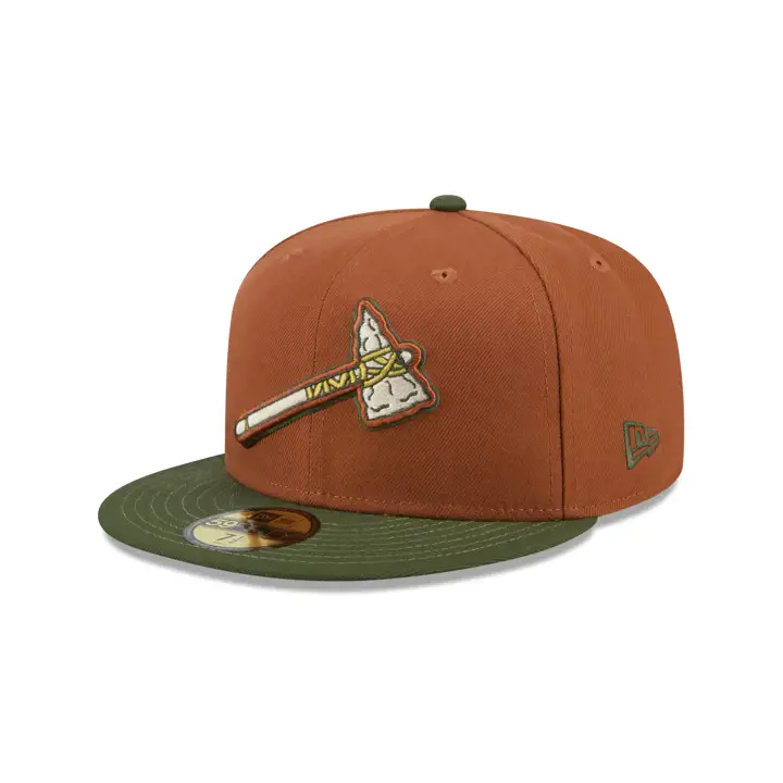 Atlanta Braves MLB RUSTED RIFLE 59FIFTY ORG/VERT/GRIS