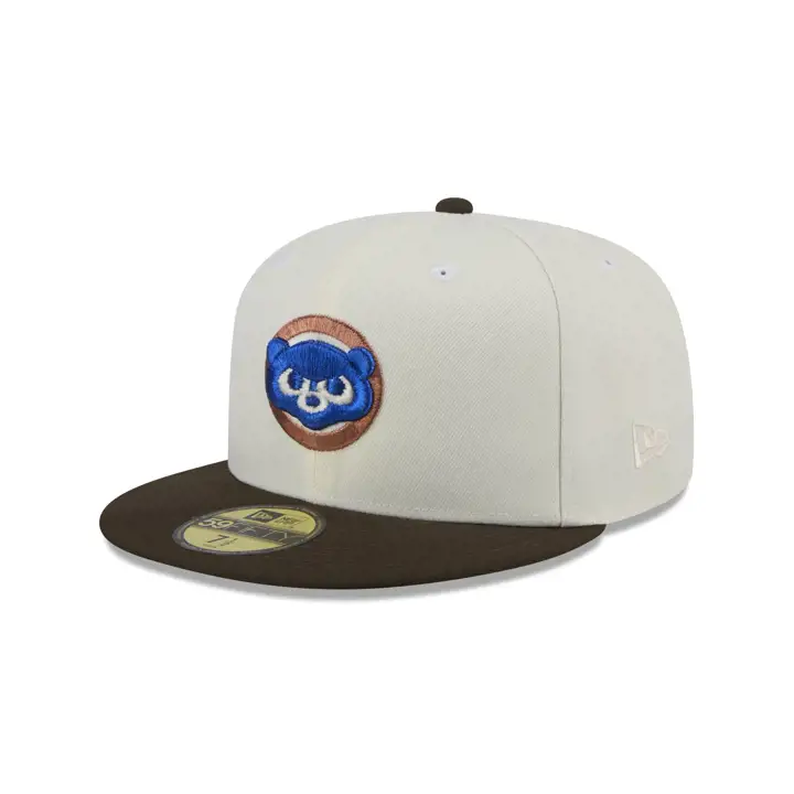 Chicago Cubs MLB CHROME WALNUT 59FIFTY NOISETTE/GRIS
