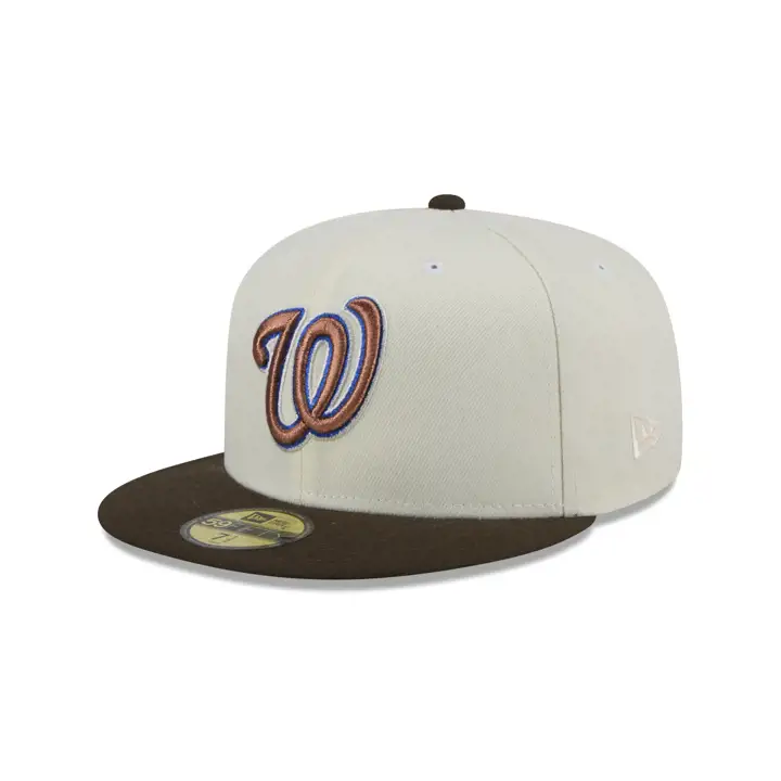Washington Nationals MLB CHROME WALNUT 59FIFTY NOISETTE/GRIS