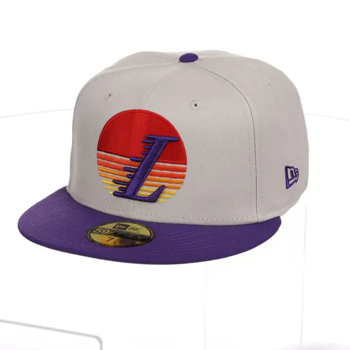 Los Angeles Lakers NBA GAUCHER LA Stone Sunrise 59FIFTY STONE/PU