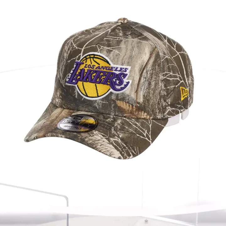 Los Angeles Lakers NBA GAUCHER LA Real Tree OTC 9FORTY A-Frame C