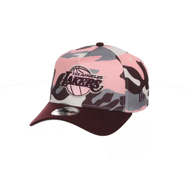 Los Angeles Lakers NBA LHD LA Rose Camo 9FORTY A-Frame CAMO/