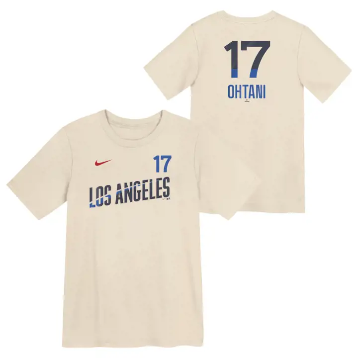 T-shirt Enfant Dodgers MLB City Connect N&N SHOHEI OHTANI ivoire