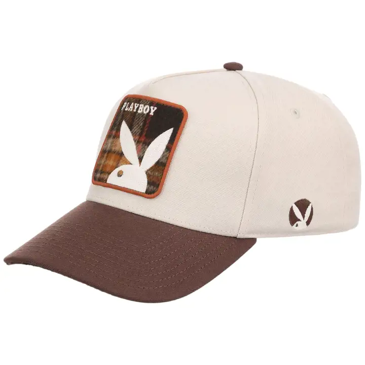 PLAYBOY Pumpkin Spice Plaid A-Frame WHT/BRN