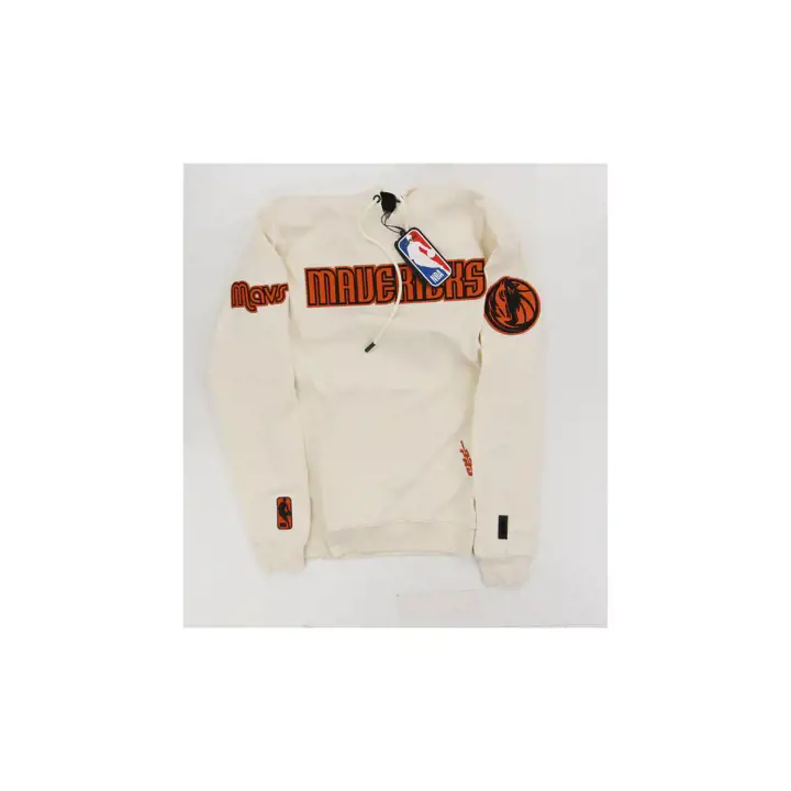 Dallas Mavericks NBA Sweat à capuche Full-Court Press Ivoire/ Orange