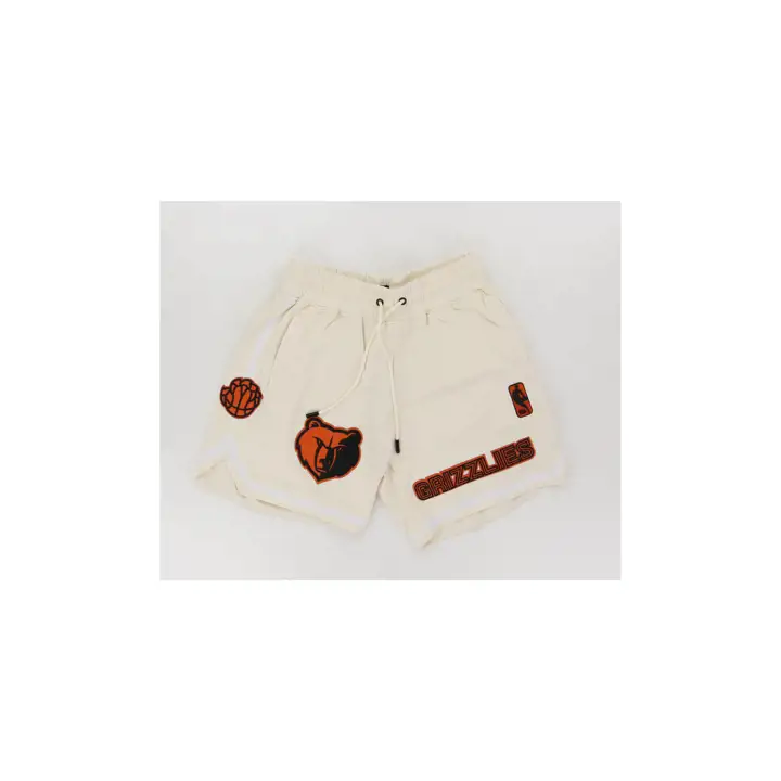 Short en molleton Memphis Grizzlies NBA Full-Court Press Ivoire/Orange