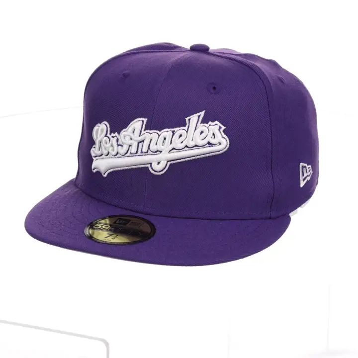 Los Angeles Dodgers MLB GAUCHE Mode Core 59FIFTY PUR/PUR/GR