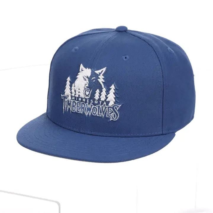 Minnesota Timberwolves NBA MIN Basic HWC Ajustée Bleu/GRIS