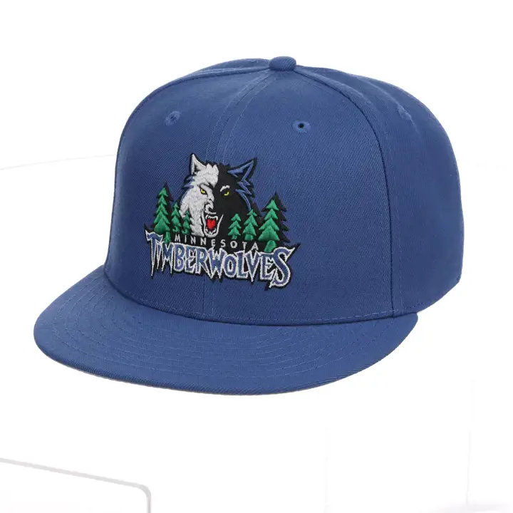 Casquette ajustée HWC Bleu/Gris Minnesota Timberwolves NBA MIN Re-Dub