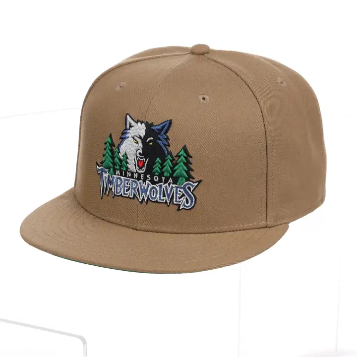 Timberwolves NBA MIN Kaki/TC HWC Ajustée KHA/KGRN