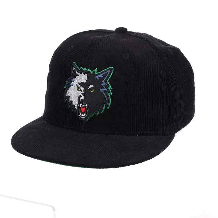 Minnesota Timberwolves NBA MIN Basic HWC Cord Ajustée NOIR/GRI