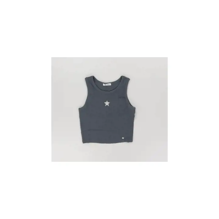 Débardeur côtelé micro-gaufré Houston Astros MLB pour femme - Gris