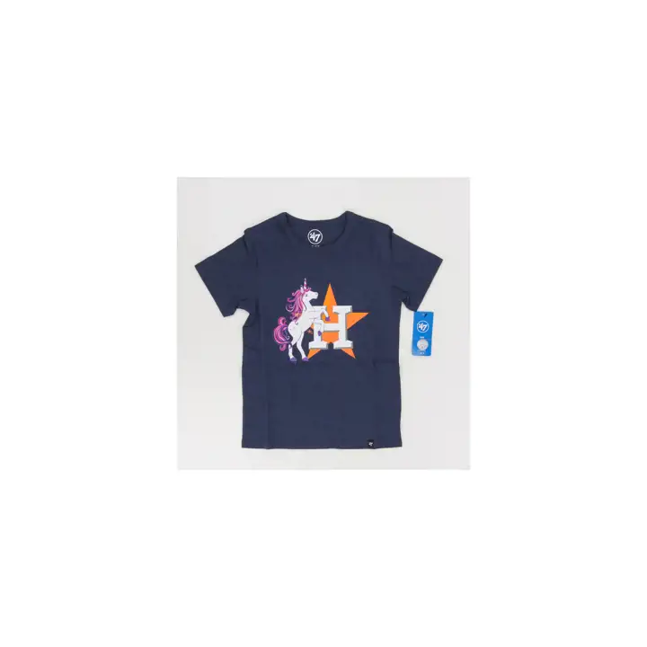 T-shirt Bleu Uni Franklin MLB Houston Astros Fille