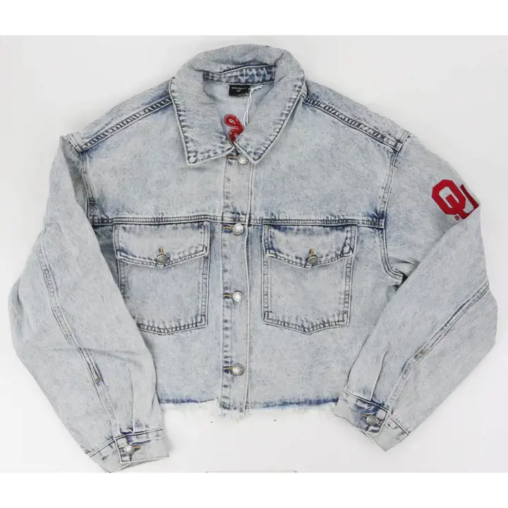 Veste en jean femme Hype & Vice Oklahoma Sooners NCAA