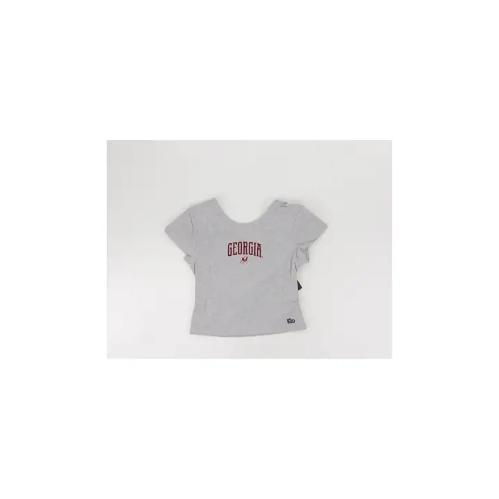 Georgia Bulldogs NCAA Women's Hype & Vice Comeback Top GRY
