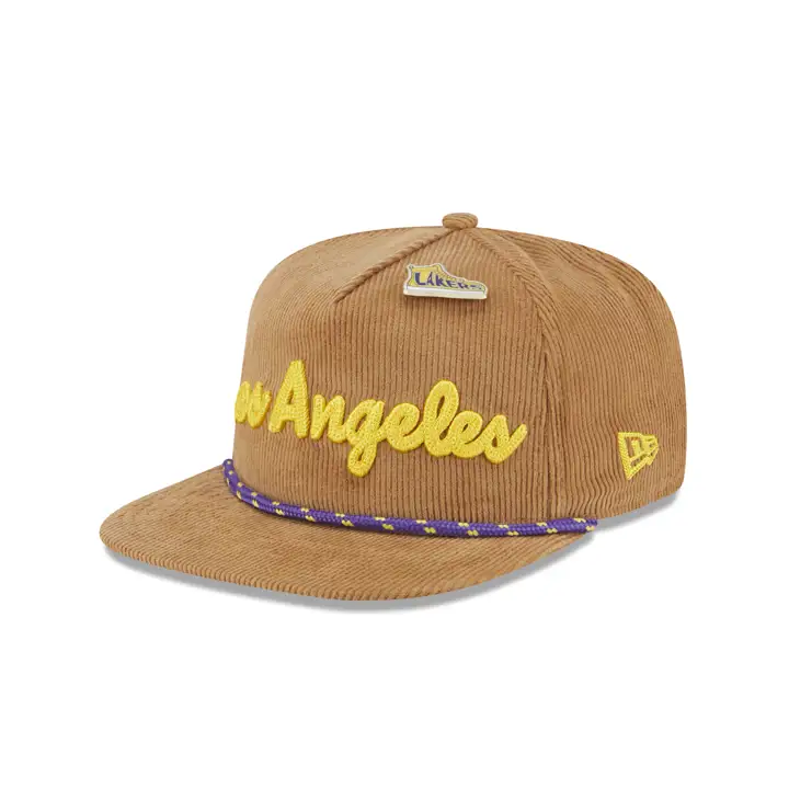 Los Angeles Lakers NBA ASG 25 Golfeur Côtelé Redwood MAR/MAR/CA