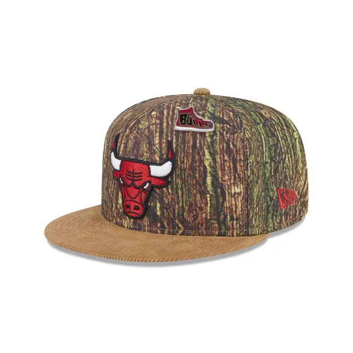 Chicago Bulls NBA ASG 25 Redwood Cord 9FIFTY CAMO/MARRON/GRIS