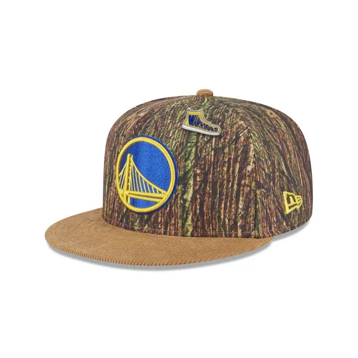 Golden State Warriors NBA ASG 25 Redwood Cord 9FIFTY CAMO/BR
