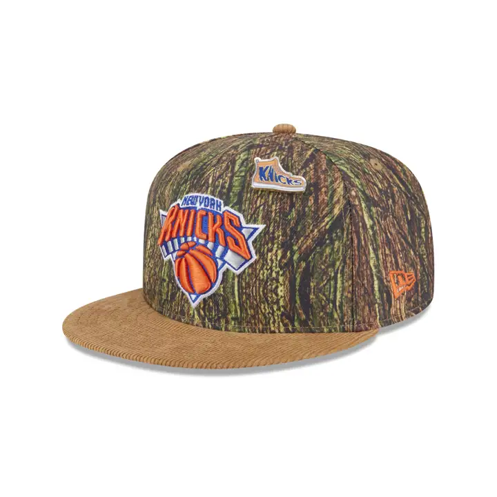 New York Knicks NBA ASG 25 Redwood Cord 9FIFTY CAMO/BRN/GRY