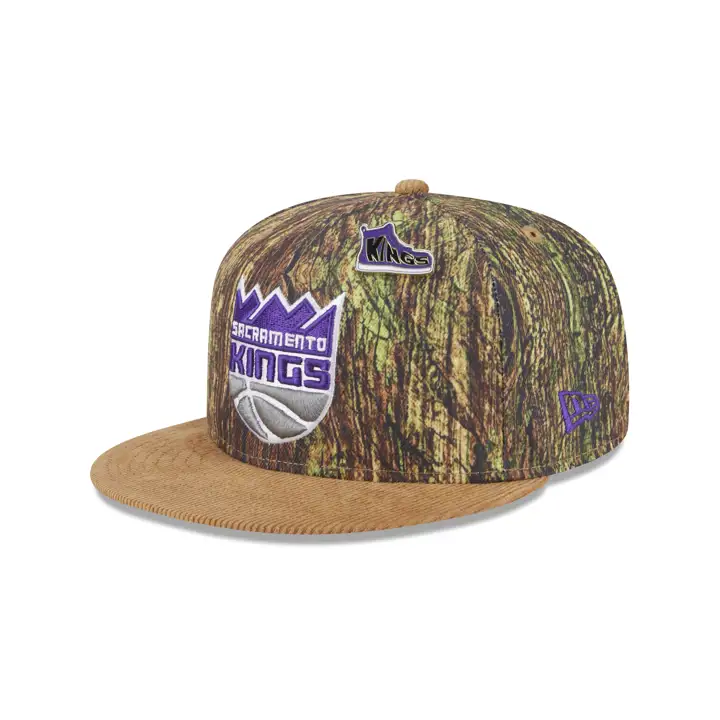 Sacramento Kings NBA ASG 25 Casquette Cordon Redwood 9FIFTY CAMO/MARRON/GRIS